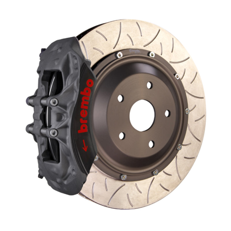 Brembo 99-05 Honda S2000 PISTA Front BBK 355x32x53a T3L 2pc Rotor Slotted - Clear HA 3KD.8059A