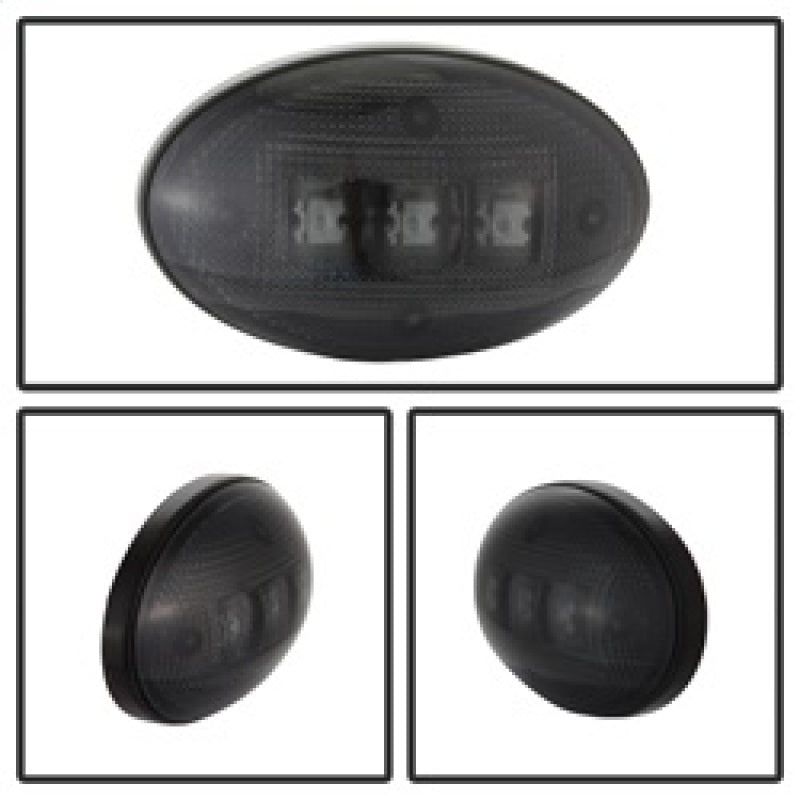 SPYDER Xtune Ford Superduty F250-F550 99-10 Dually Fender LED Side Fender Lights Smoke ACC-LED-FDSD99-SL-SM 9924668 9924668 Photo - Unmounted