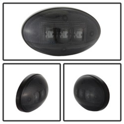 SPYDER Xtune Ford Superduty F250-F550 99-10 Dually Fender LED Side Fender Lights Smoke ACC-LED-FDSD99-SL-SM 9924668 9924668 Photo - Unmounted