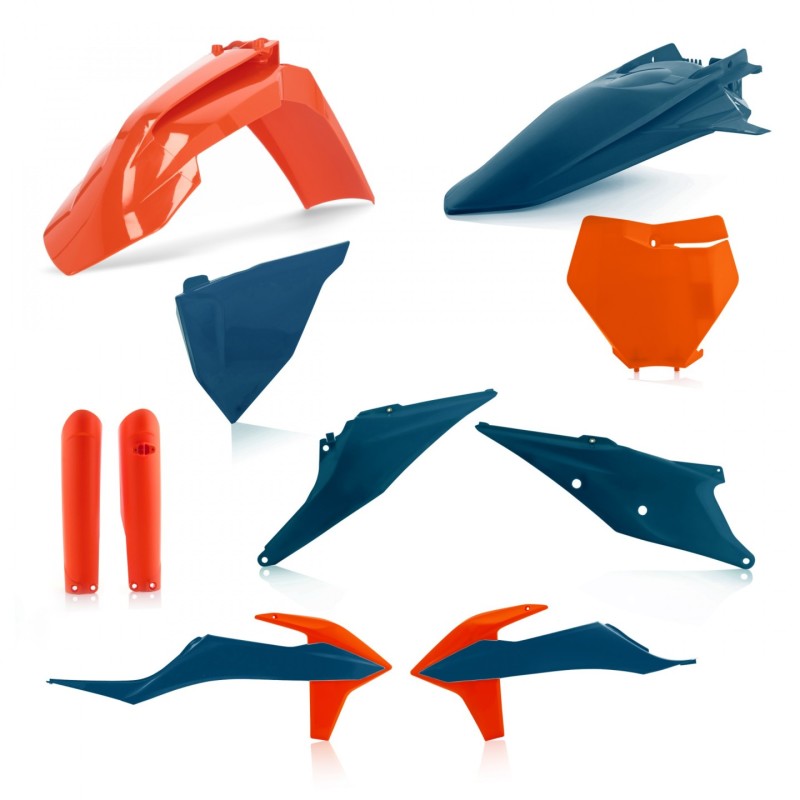 Acerbis 19-22 KTM 125-450 SX/ SX-F/ XC-F/ XC/ XC-tpi Full Plastic Kit - 16 Orange/Dark Blue 2726497302 2726497302 Photo - Primary