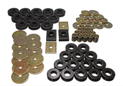 Energy Suspension Body Mount Set Black Chevrolet Bel Air All 1955-1957 3.4106G Photo - Primary