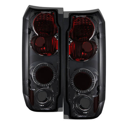 Spyder Ford F150 87-96/Ford Bronco 88-96 Euro Style Tail Lights Smoke ALT-YD-FF15089-SM 5003331 5003331 Photo - Primary