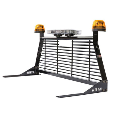 Westin 1999-2018 Chevrolet/Ford/GMC/Toyota Silverado/Sierra 1500/2500/3500 HD Headache Rack - Black 57-8025 57-8025 Photo - Primary