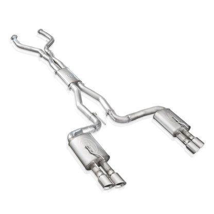 Stainless Works 2008-09 Pontiac G8 GT 3in Catback Systemt X-Pipe Turbo Chambered Muffler 3.5in Tips PG8CBFC PG8CBFC Photo - Unmounted
