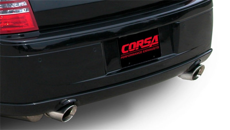 Corsa Performance 05-10 Dodge Charger No Towing Hitch SRT-8 6.1L V8 Polished Xtreme 14440 Photo - Mounted