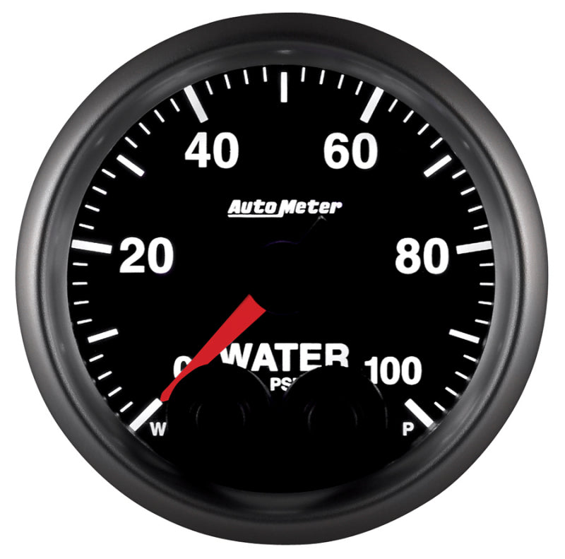Autometer 2-1/16 E/S Water Press. Gauge - 0-100psi ATM5668 5668 User 7