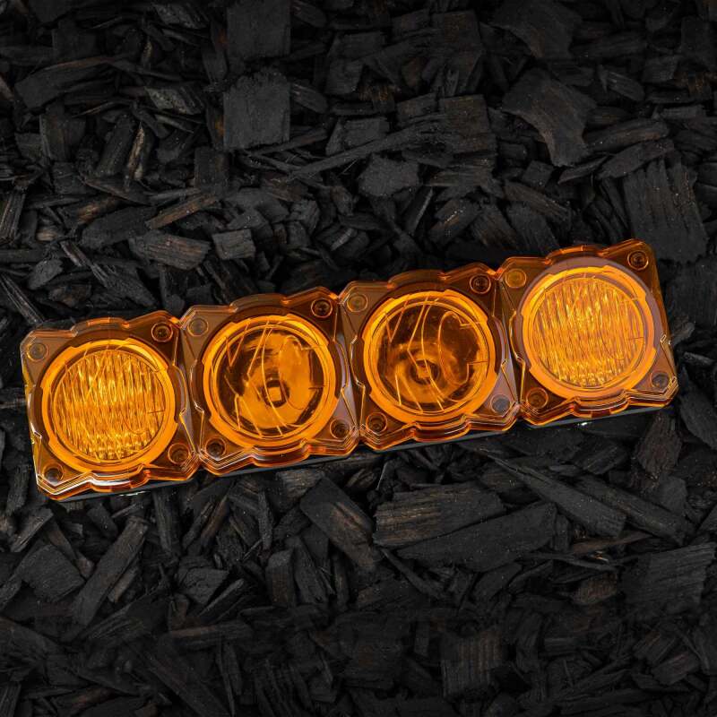 KC HiLiTES FLEX ERA LED Light Bar 10in. Light Shield - Amber (SHIELD ONLY) 5333 5333 Photo - lifestyle view