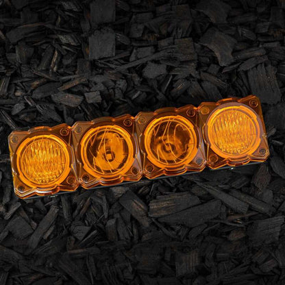 KC HiLiTES FLEX ERA LED Light Bar 10in. Light Shield - Amber (SHIELD ONLY) 5333 5333 Photo - lifestyle view