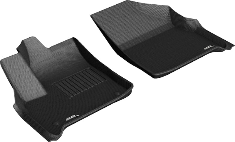 3D MAXpider 2018-2020 Chevrolet Traverse Kagu 1st Row Floormat - Black L1CH08611509 L1CH08611509 Photo - Primary