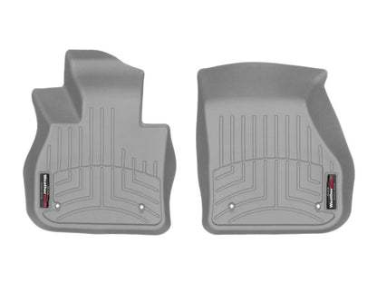 WeatherTech 2017+ Mini Countryman Front FloorLiner - Grey (Fits Auto and Manual Trans; FWD and AWD) 4611781 4611781 Photo - Primary