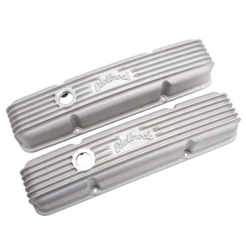 Edelbrock Valve Cover, Classic Series, Chevrolet, 1959-1986 262-400 CID V8 41449 Photo - out of package