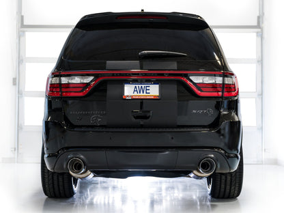 AWE Tuning 18-23 Dodge Durango SRT & Hellcat Track Edition Exhaust - Chrome Silver Tips 3020-32952 3020-32952 Photo - Mounted