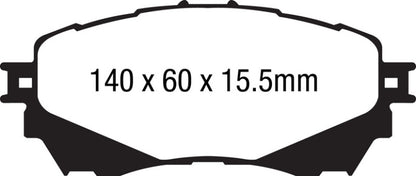 EBC Disc Brake Pad Set DP22170 Photo - Primary