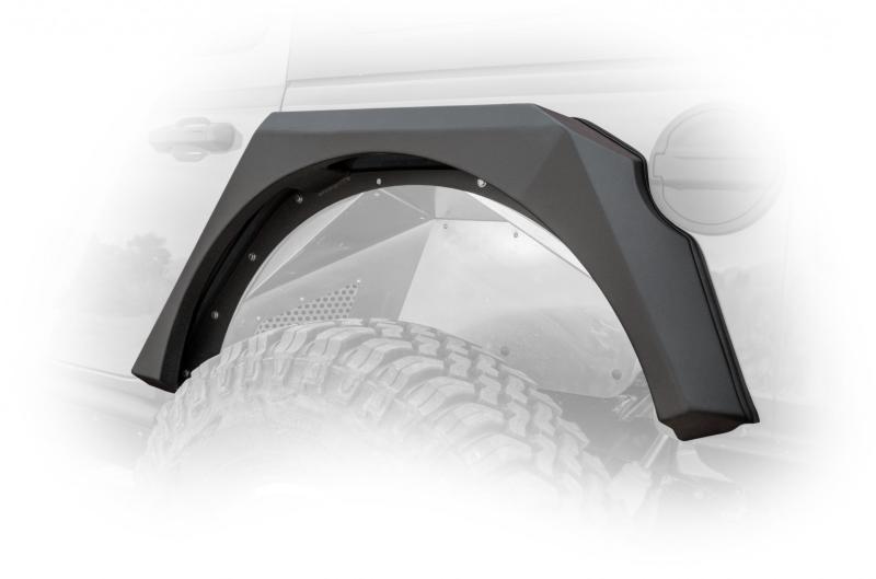 DV8 Offroad 2018+ Jeep Wrangler JL Armor Fenders w/ LED Turn Signal Lights FDJL-01 FDJL-01 Photo - Primary