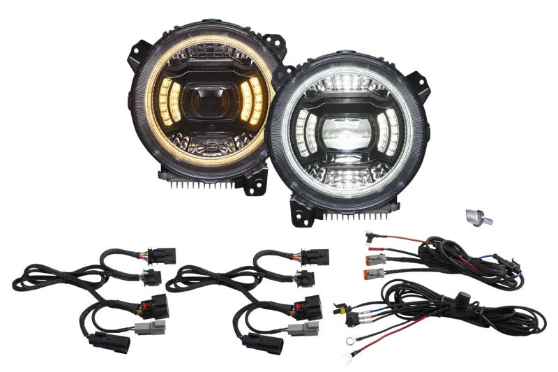 Diode Dynamics 18-23 Jeep JL Wrangler Elite Max LED Headlamps DD5165 DD5165 Photo - Primary