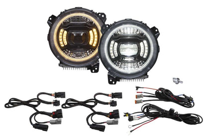 Diode Dynamics 18-23 Jeep JL Wrangler Elite Max LED Headlamps DD5165 DD5165 Photo - Primary