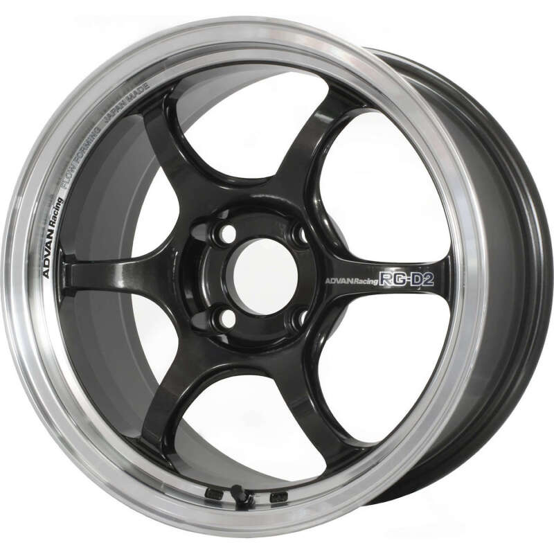 Advan RG-D2 15X8.0 / +35 / 4-100 / Machining & Black Gunmetallic YAT5G35ABG YAT5G35ABG User 1