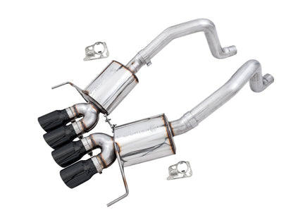 AWE Tuning 14-19 Chevy Corvette C7 Z06/ZR1 (w/o AFM) Touring Edition Axle-Back Exhaust w/Black Tips 3015-43143 3015-43143 Photo - Primary
