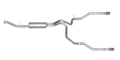 Gibson 00-01 Chevrolet Suburban 1500 Base 5.3L 2.25in Cat-Back Dual Split Exhaust - Stainless 65561 65561 Photo - Primary