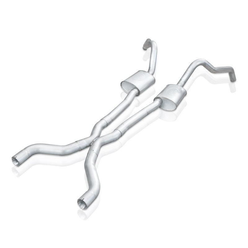 Stainless Works 62-67 Chevy Nova 3in Catback w/ X-Pipe Turbo Chambered Mufflers 3in Cores NVSBC3CB NVSBC3CB Photo - Primary