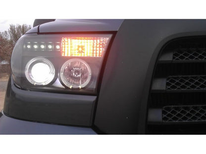 Spyder Toyota Tundra 07-133 Projector Headlights LED Halo LED Blk PRO-YD-TTU07-HL-BK 5012029 5012029 User 1