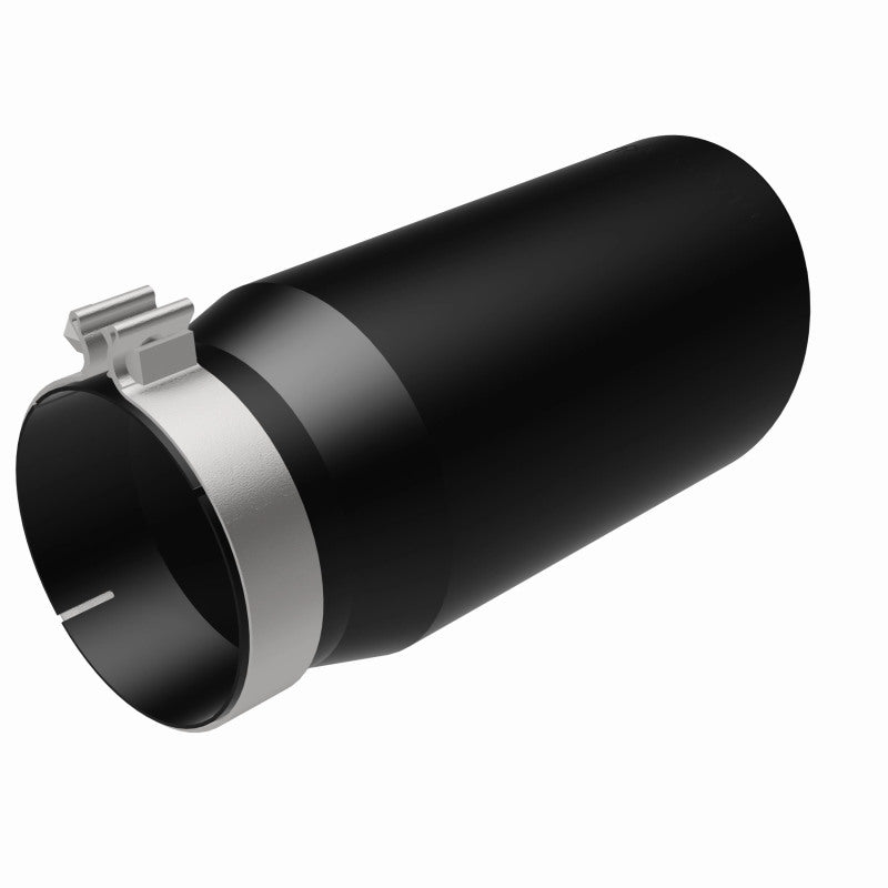 Magnaflow Tip Stainless Black Coated Single Wall Round Single Outlet 6in Dia 5in Inlet 13in L 35239 35239 360 Degree Image Set