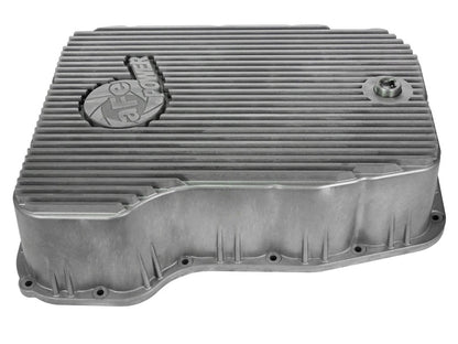 aFe Transmission Pan, Machined Fins: Dodge RAM Diesel Trucks 07.5-12 L6-6. 46-70060 Photo - Unmounted
