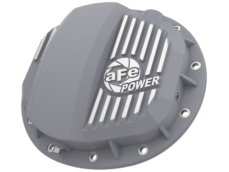 aFe Pro Series GMCH 9.5 Rear Diff Cover Raw w/ Machined Fins 19-20 GM Silverado/Sierra 1500 46-71140A 46-71140A Photo - Primary