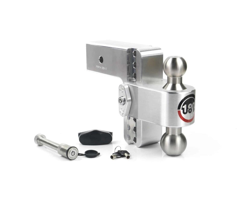 Weigh Safe 180 Hitch 6in Drop Hitch & 3in Shank (10K/21K GTWR) w/WS05 - Aluminum LTB6-3-KA LTB6-3-KA User 1