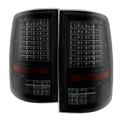 SPYDER xTune Dodge Ram 1500 09-14 - C Shape LED Tail Lights- Black Smoked ALT-JH-DR09-LED-CS-BSM 9036385 9036385 Photo - Primary