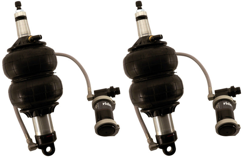 Ridetech TQ Series ShockWaves 3.2in Travel 6.5in dia Double Convoluted .625in Bearing/2in Stud 24330105 24330105 Photo - Primary