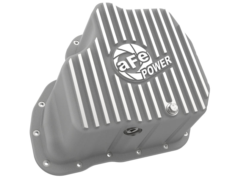 aFe Power 11-16 GM Diesel 2500HD / 3500HD V8-6.6L (TD) Street Series Engine Oil Pan Raw w/ Machined 46-71080A 46-71080A Photo - Unmounted