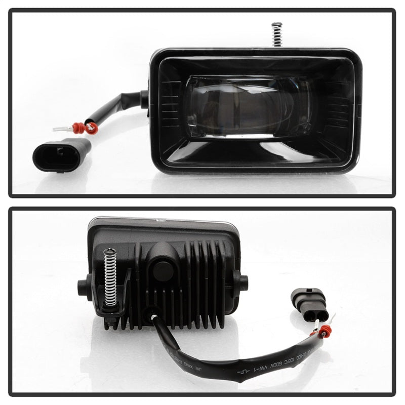Spyder 15-18 Ford F-150 / 17-18 Ford F-250/F-350 Full LED Fog Lights - w/o Switch (FL-LED-PRO-4) 9043277 9043277 Photo - Unmounted