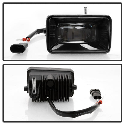 Spyder 15-18 Ford F-150 / 17-18 Ford F-250/F-350 Full LED Fog Lights - w/o Switch (FL-LED-PRO-4) 9043277 9043277 Photo - Unmounted