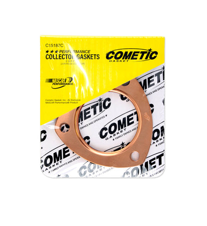 Cometic Gasket Cometic Exhaust Header Collector Gasket .043in Copper-2.5in Diameter Port-3.5in Bolt Circle-Set C15187C C15187C Photo - Primary