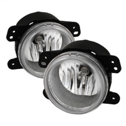 Spyder Dodge Magnum 05-08/Journey 09-10 Jeep Wrangler 07-09 OEM Fog Lights W/Switch Clear FL-DM05-C 5015372 5015372 Photo - Primary