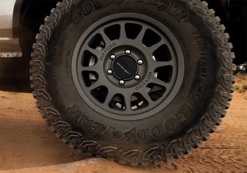 Ford Racing 21-23 Bronco (Excl Bronco Raptor) 17x8.5 Method Matte Gray Wheel Kit M-1007K-M1785G M-1007K-M1785G Photo - Mounted