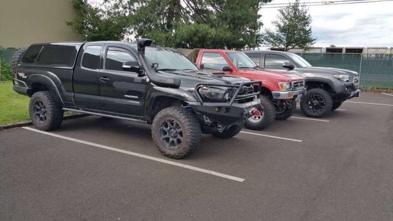 Road Armor 12-15 Toyota Tacoma Stealth Front Winch Bumper w/Lonestar Guard - Tex Blk 905R5B 905R5B Photo - Primary