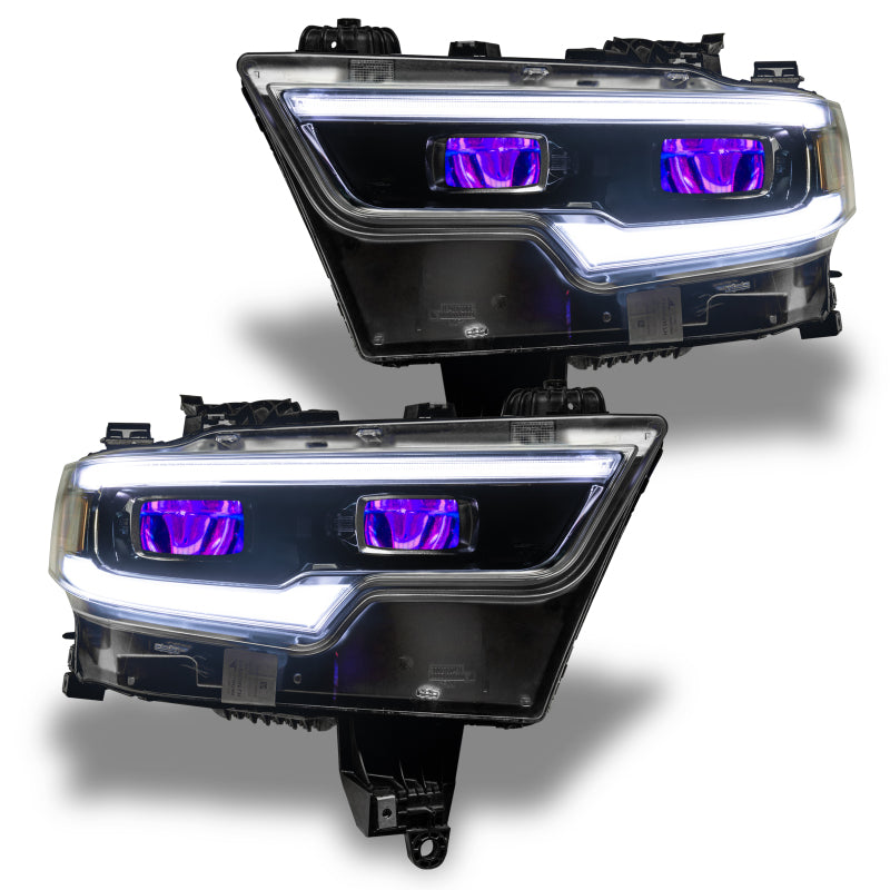 ORACLE Lighting Oracle 19-21 RAM 1500 RGB Headlight Demon Eye Kit - LED Projector - ColorSHIFT w/o Controller 1456-334 1456-334 Photo - out of package