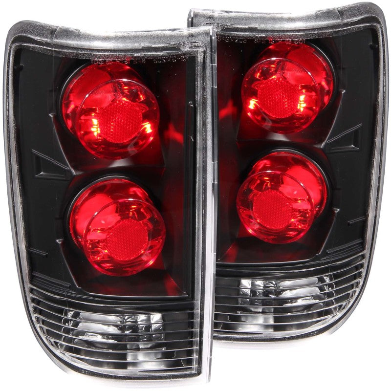 Anzo 1995-2005 Chevrolet Blazer Taillights Black 211005 Photo - Primary