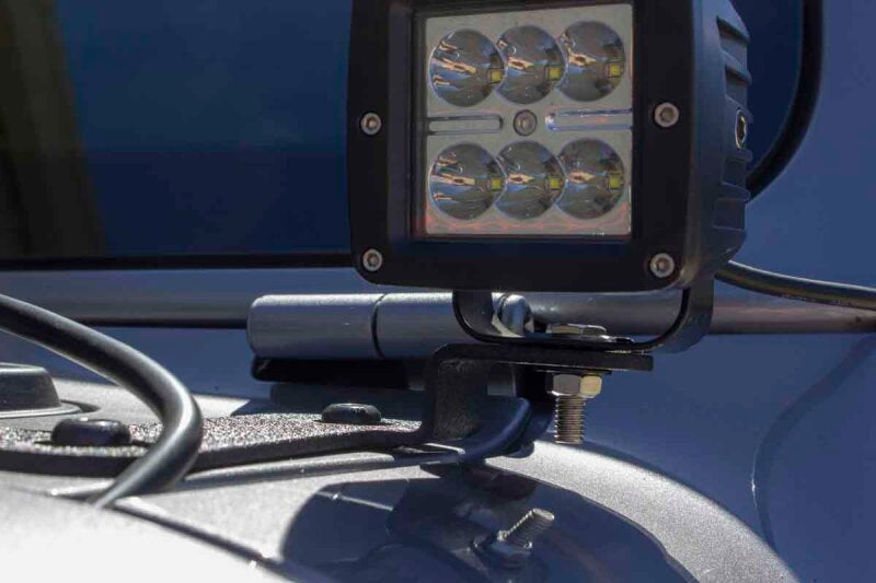 Fishbone Offroad 2018+ Jeep Wrangler JL Cowl Light Bracket FB21110 FB21110 Photo - lifestyle view