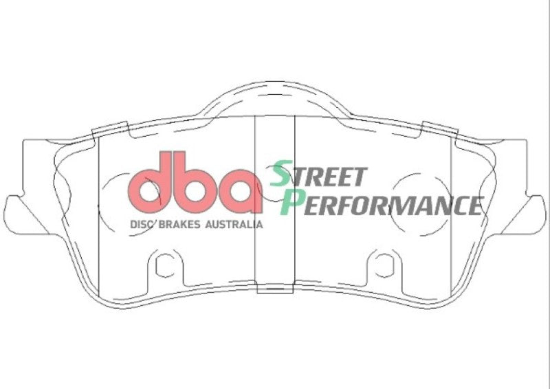 DBA 08-09 Pontiac G8 3.6 Base/6.0 SP500 Rear Brake Pads DB1766SP DB1766SP Photo - out of package