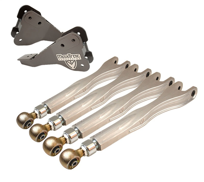 MaxTrac 17-19 Ford F-250/350 4WD Dually 0-6in Adaptive 4-Link Arm Kit K853300-4 K853300-4 Photo - Primary