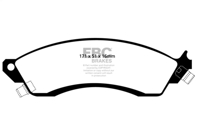 EBC Disc Brake Pad Set DP51131NDX Photo - Primary
