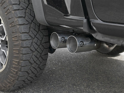 aFe Cat-Back Exhaust System, MACH Force-Xp, 3in 409 Stainless Steel 49-44096-P Photo - Mounted