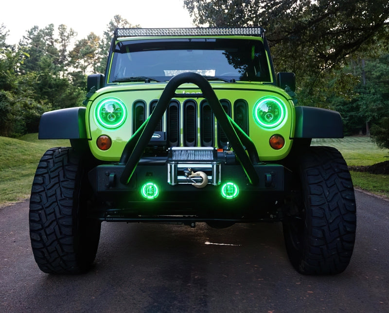ORACLE Lighting Oracle 7in High Powered LED Headlights - Black Bezel - ColorSHIFT No Controller 5769-334 5769-334 Photo - lifestyle view
