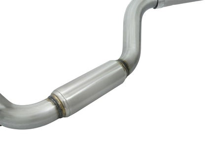 aFe Takeda 3in 304 Stainless Steel Cat-Back Exhaust System w/Polished Tip 49-33083-P Photo - Unmounted