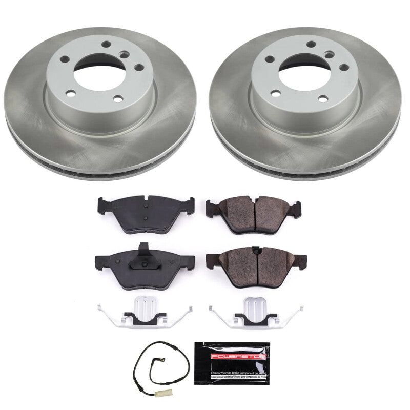 PowerStop Power Stop 2006 BMW 325i Front Semi-Coated Rotor Kit SC3087 SC3087 Photo - Primary