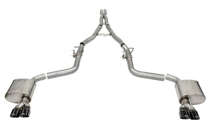 Corsa 19-21 Challenger SRT/Hellcat/Demon/Redeye 2.75in Valved CB DRE w/ Twin 3.5in Pol Blk PVD Tips 21070BLK 21070BLK User 1
