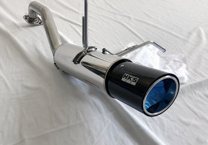 HKS Hi-Power Muffler 2014+ Honda Fit Sport GK5 w/ Carbon Tips 32016-KH001 32016-KH001 Photo - Primary